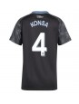 Billige Aston Villa Ezri Konsa #4 Bortedrakt Dame 2025-26 Kortermet